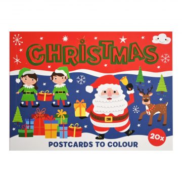 PC001 - Christmas Postcards To Colour