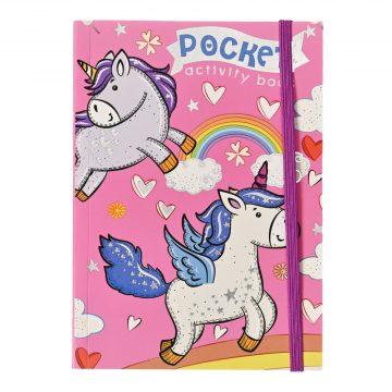 Pocket kleur en activiteitenboek Unicorn