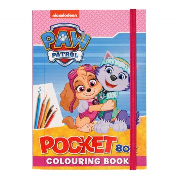 Pocket kleurboek met elastiek Paw Patrol - Roze