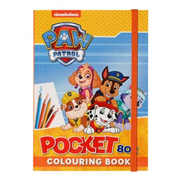 Pocket kleurboek met elastiek Paw Patrol - Geel