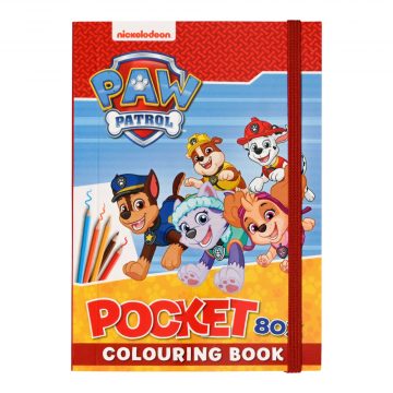 Pocket kleurboek met elastiek Paw Patrol - Rood