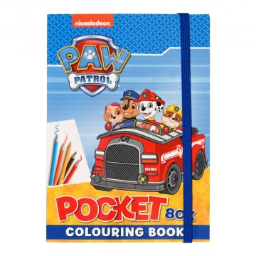 Pocket kleurboek met elastiek Paw Patrol - Blauw