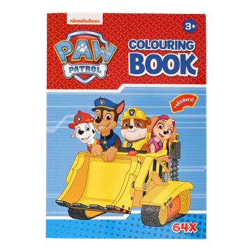 Kleurboek en stickers 64 pag Paw Patrol Rood