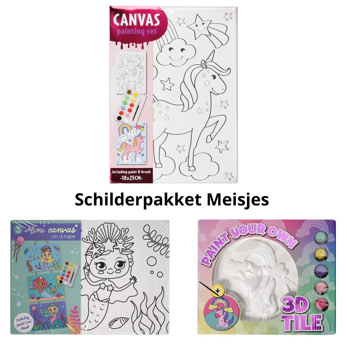 Schilderpakket Meisjes – Voor Creatieve Kunstenaars!